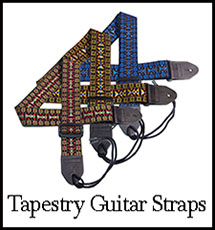 Tapestry guitar straps